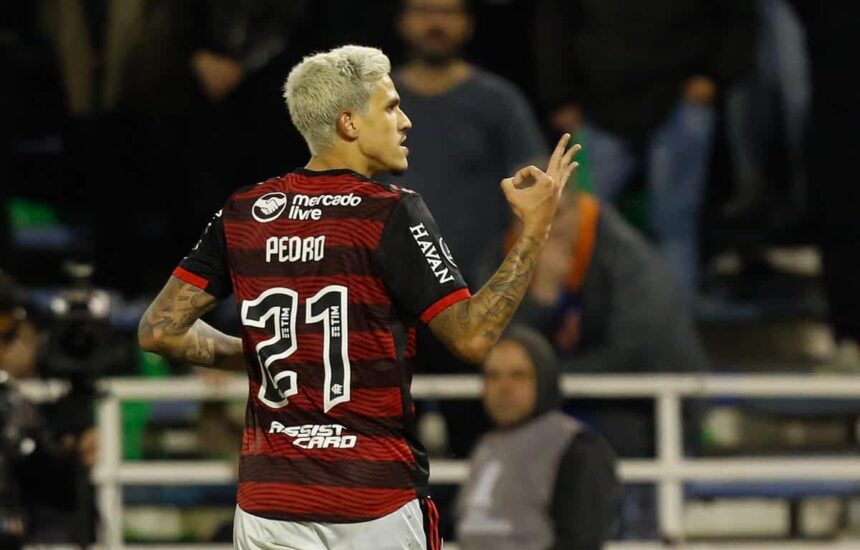 Pedro em Vélez Sársfield x Flamengo - Copa Libertadores