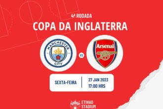 Manchester City x Arsenal onde assistir o jogo da Copa da Inglaterra