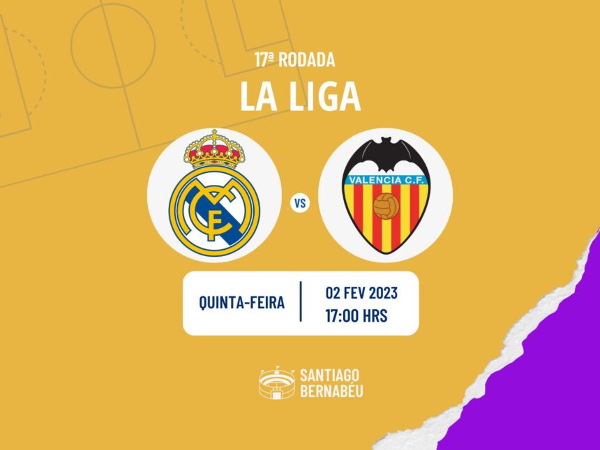 Real Madrid x Valência onde assistir o jogo da La Liga