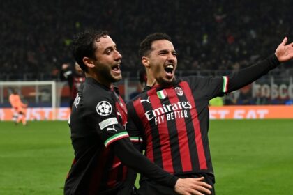 AC Milan vence o Napoli no jogo de ida das quartas de final da Liga dos Campeões