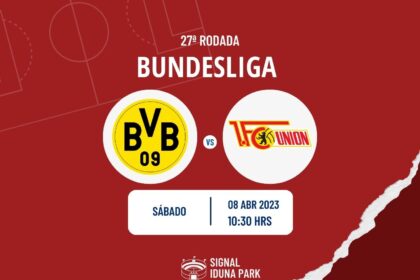 Borussia Dortmund x Union Berlin onde assistir o jogo da Bundesliga