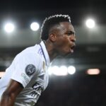 Vinícius Júnior melhor jogador em campo contra o Chelsea pela Liga dos Campeões no jogo de ida