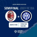 AC Milan x Inter de Milão onde assistir o jogo da semifinal da Liga dos Campeões da UEFA 2023