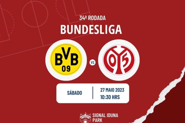 Borussia Dortmund x Mainz 05 onde assistir o jogo da Bundesliga