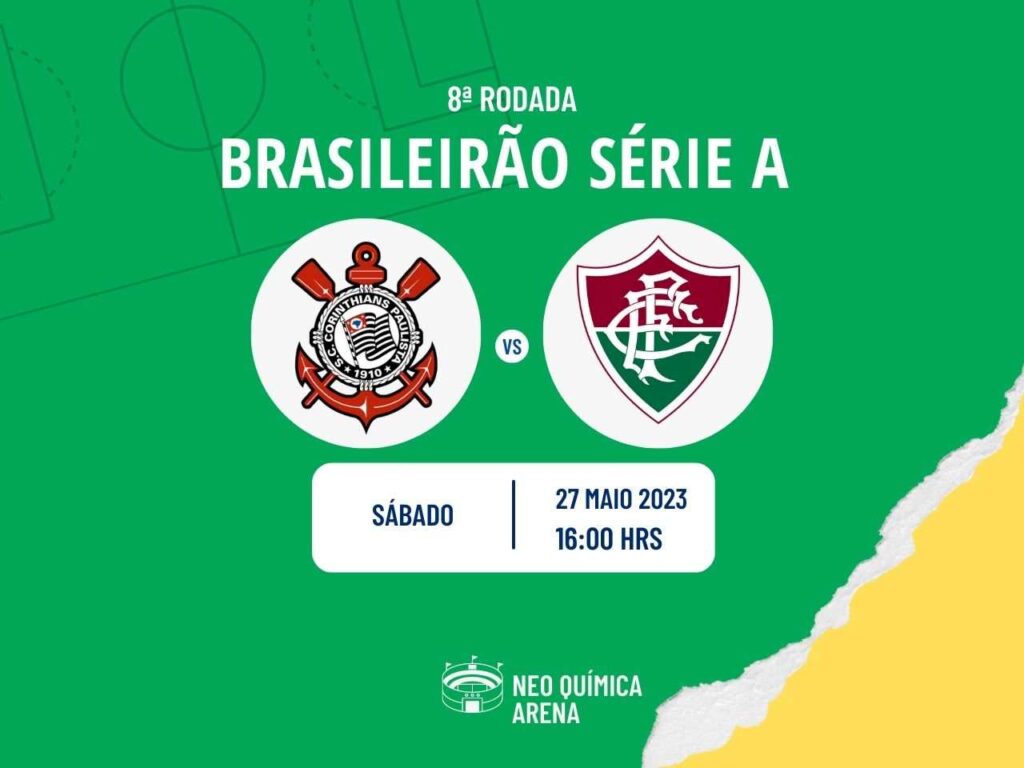Corinthians x Fluminense onde assistir o jogo do Brasileirão Série A