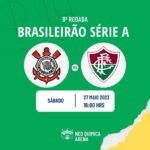 Corinthians x Fluminense onde assistir o jogo do Brasileirão Série A