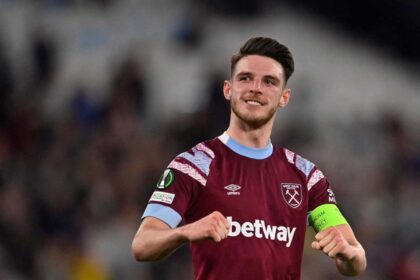 Declan Rice é alvo do Arsenal na próxima janela de transferências