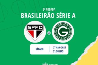 São Paulo x Goiás onde assistir o jogo do Brasileirão Série A