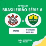 Corinthians x Cuiabá onde assistir o jogo do Brasileirão Série A