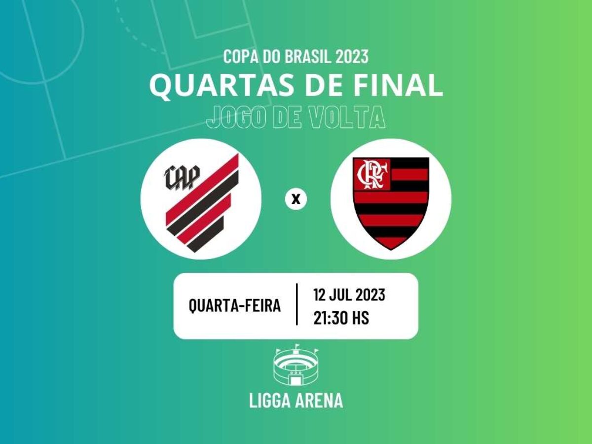 CURITIBA (PR) - 12/07/2023 - Copa do Brasil 2022 / Futebol - ATHLÉTICO (PR)  X FLAMENGO (RJ) Copa do Brasil 2023, quartas de final jogo 2 de 2, na noi  Stock Photo - Alamy