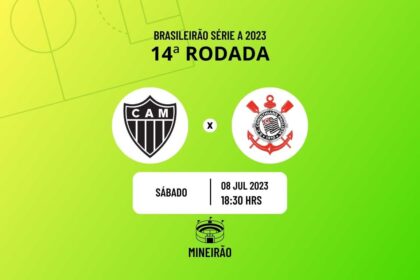 Atlético-MG x Corinthians onde assistir o jogo do Brasileirão Série A 2023