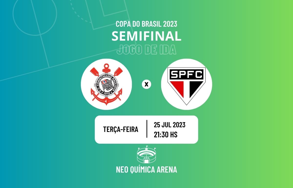 Onde assistir Corinthians x São Paulo AO VIVO pela Copa do Brasil