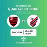 Flamengo x Athletico-PR onde assistir o jogo de ida das quartas de final da Copa do Brasil 2023