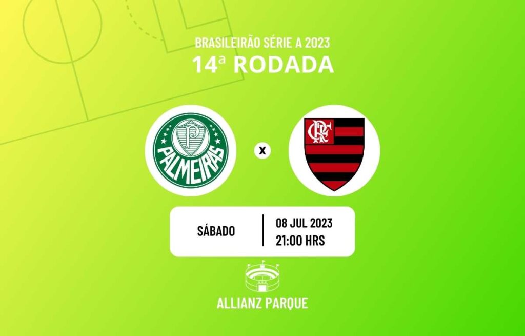 Palmeiras x Flamengo onde assistir o jogo do Brasileirão Série A 2023