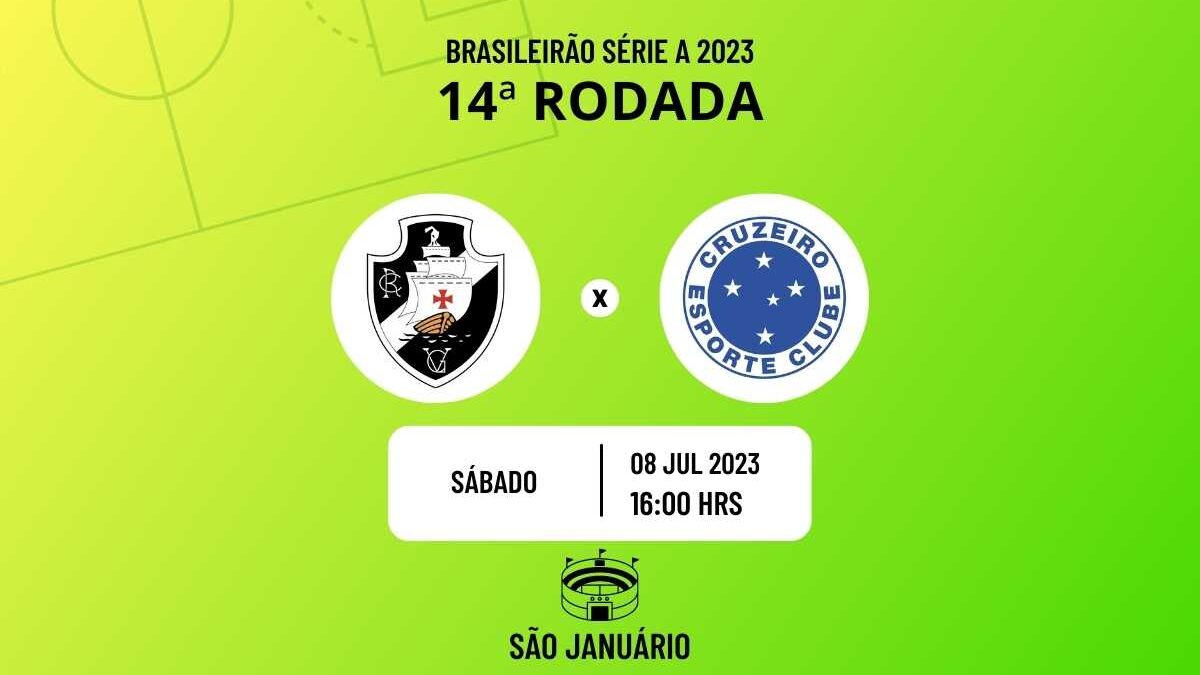 Vasco x Cruzeiro pelo Brasileirão 2023: onde assistir ao vivo