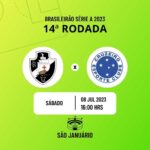 Vasco x Cruzeiro onde assistir o jogo do Brasileirão Série A 2023