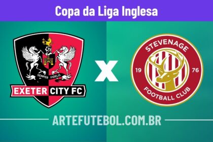 Exeter City x Stevenage onde assistir o jogo da Copa da Liga Inglesa