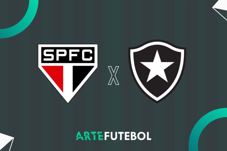 São Paulo x Botafogo onde assistir ao vivo o jogo do Campeonato Brasileiro