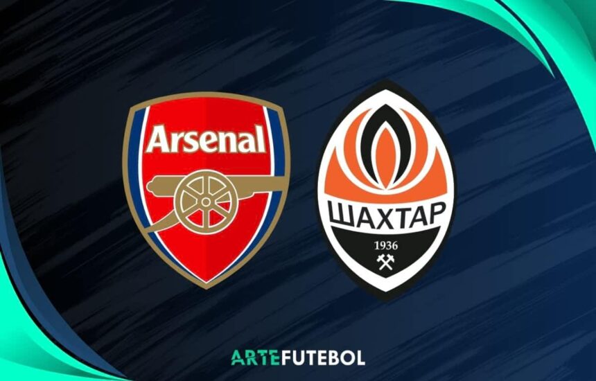 Onde assistir Arsenal x Shakhtar Donetsk ao vivo pela Fase de Liga da Champions League