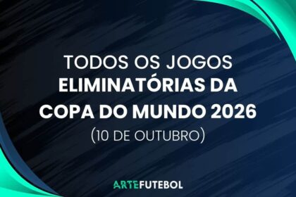 Onde assistir todos os jogos das Eliminatórias da Copa do Mundo 2026 de hoje dia 10 de outubro