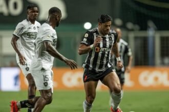 Hulk na partida entre Atlético-MG e Botafogo pelo Brasileirão Série A 2024