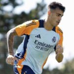 Reinier em treino pelo Real Madrid