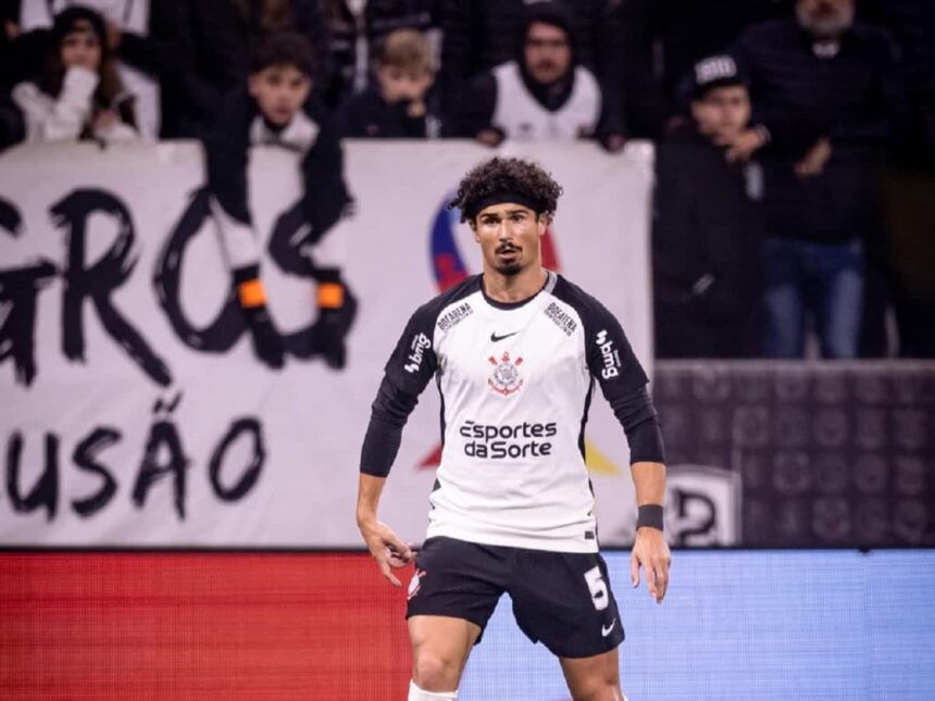André Ramalho em partida pelo Corinthians