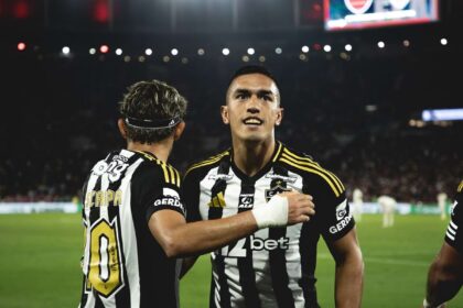 Cuello em vitória do Atlético-MG sobre o Flamengo na Copa do Brasil