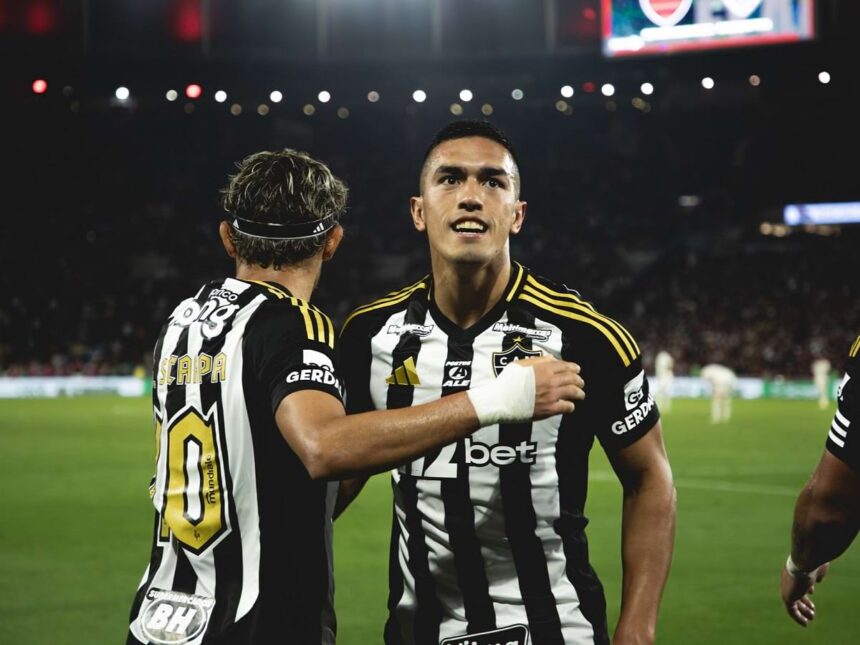 Cuello em vitória do Atlético-MG sobre o Flamengo na Copa do Brasil