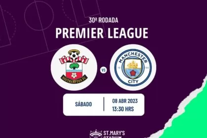 Southampton x Manchester City onde assistir o jogo da Premier League