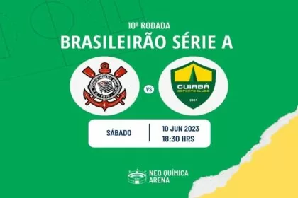 Corinthians x Cuiabá onde assistir o jogo do Brasileirão Série A