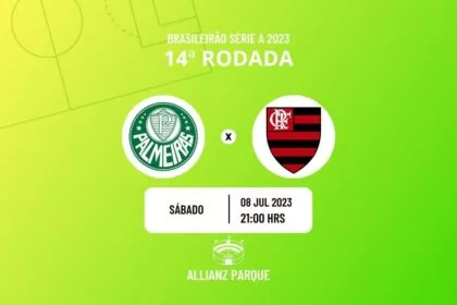 Palmeiras x Flamengo onde assistir o jogo do Brasileirão Série A 2023