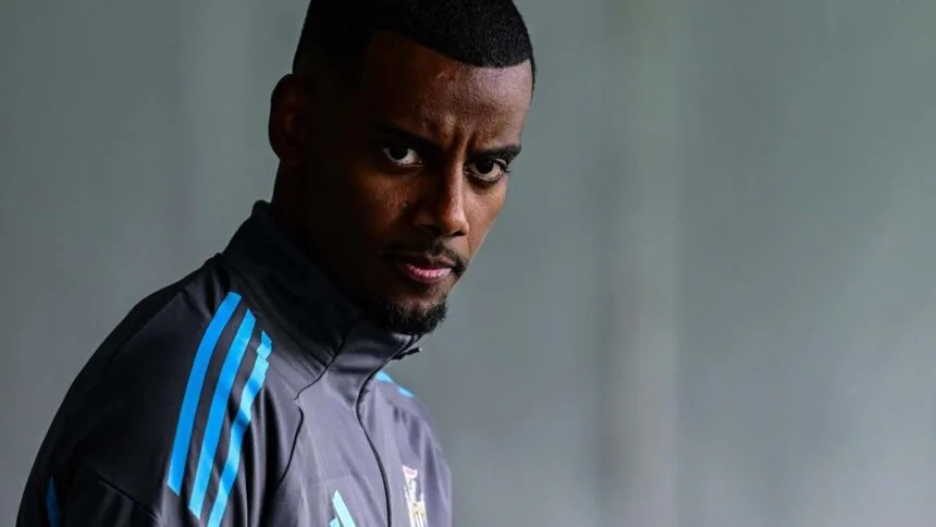 Alexander Isak em clima de despedida do Newcastle